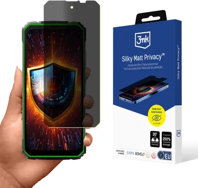 Produktbild von 3mk Display Schutzfolie Privatisierung Film Handyfolie Silky Matt Privacy für Blackview BV8100 Self-Heal
