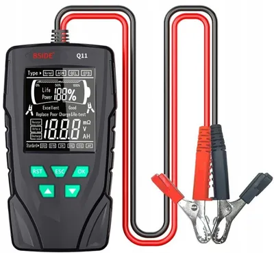 Immagine prodotto di Tester per batterie automobilistiche da 12V e 24V con display, modello BSIDE Q11