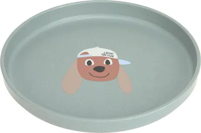 Produktbild von Lässig Tiny Team, Teller für Kleinkinder, Grün, Zellulose, Polypropylen (PP), Junge/Mädchen, 0,5 Jahr(e), 180 mm