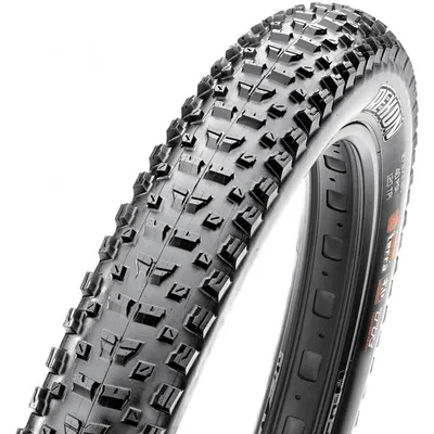 A close-up studio shot of a bicycle tire.