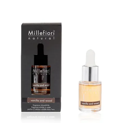 Obrázek produktu pro Millefiori Milano Fragrance Soluble in Water Vanilla and Wood 15 ml