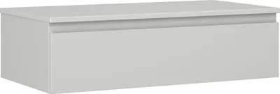 Produktbild von Mexen Orio Badezimmerschrank unter dem Waschbecken 90 cm mit Arbeitsplatte, 1 Schublade, graumatt - 91A10-09023-1-BFC62