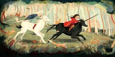 Immagine prodotto di New York Puzzle Company - Puzzle "Il sogno dell'unicorno" - 80 pezzi - Cartone - Per bambini