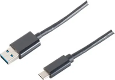Image de shiverpeaks BS14-10006 Câble USB 1 m USB 3.2 Gen 1 (3.1 Gen 1) USB A USB C Noir (BS14-10006)