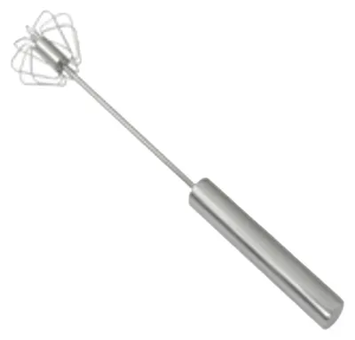 Produktbild von Druck-Schneebesen 35 cm Edelstahl EUROHOME® – 7x7x36cm – hochwertiger Rührbesen aus rostfreiem Edelstahl
