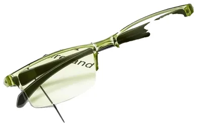 Image de Lunettes de lecture, zoom automatique, protection contre la lumière bleue, JAUNE
