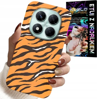 Image de Etui Do Xiaomi Note 15 Pro 4G - Plecki W Tygrysie Paski Pokrowiec +Folia