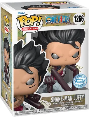 Immagine prodotto di One Piece Funko POP! animazione in vinile Snake-Man Luffy 9 cm (versione metallizzata) (1266)