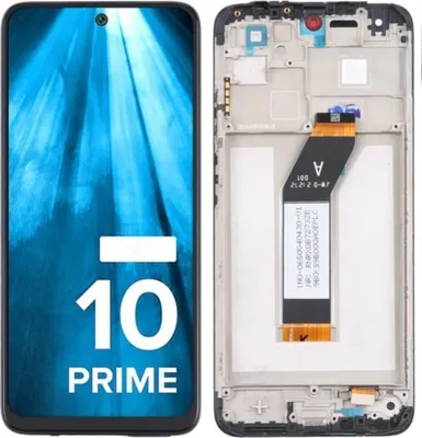 Zdjęcie produktu dla Oryginalny wyświetlacz LCD i ekran dotykowy, zamiennik ekranu do Xiaomi Redmi 10 Prime, Redmi 10 (21061119DG, 21061119AG) (IPS) z ramką (REF), części zamienne do smartfonów