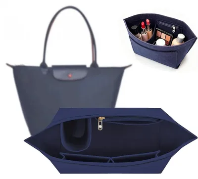 Produktbild von Handtaschen-Organizer Taschenorganizer Taschenein­satz - Filz - Faltbar - Mit mehreren Fächern - Größe S, M oder L
