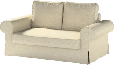 Produktbild von Dekoria Bezug für Backabro 2-Sitzer Sofa ausklappbar, beige-golden, Bezug für Backabro 2-Sitzer Sofa