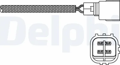 Produktbild von DELPHI Lambdasonde für TOYOTA STARLET (EP91) Beheizt 280mm ES20269-12B1