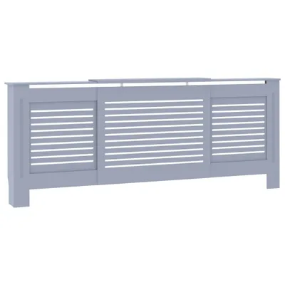 Produktbild von MDF Heizkörperverkleidung Grau 205 cm