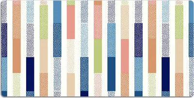 Produktbild von Schreibtischmatte Tischunterlage 120x60 cm Mauspad - Bunte Streifen
