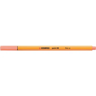 Zdjęcie produktu dla Fineliner - STABILO point 88 - pojedynczy długopis - morelowy