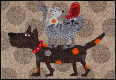 Produktbild von Salonloewe TIERTURM Fußmatte Wohnmatte 50 x 75 cm