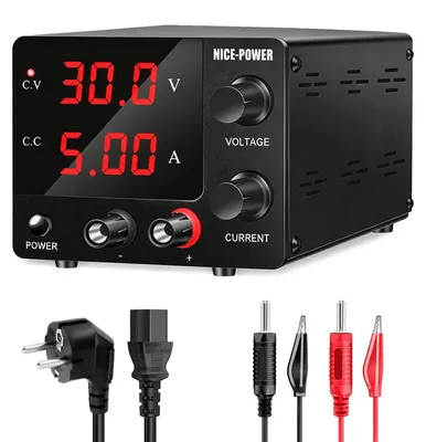 Labor-Netzteil 0-30V 0-5A, LED-Display, regelbar, 150W