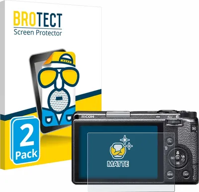 Produktbild von 2x BROTECT Schutzfolie für Ricoh GR IIIx / IIIx HDF Displayschutz Displayschutzfolie Folie Matt Entspiegelungsfolie