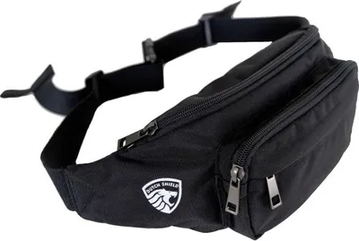 Produktbild von Dutch Shield - RFID Bauchtasche Diebstahlschutz Reise Gürteltasche – Travel – Outdoor – Wandern – Sport – Handy Tasche - Schwarz