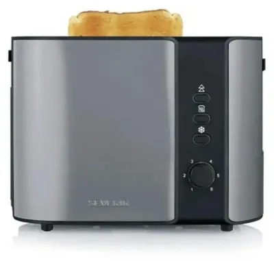 Produktbild von Severin AT 9573, 2 Scheibe(n), Anthrazit, Schwarz, Edelstahl, Tasten, 800 W, 0,85 m