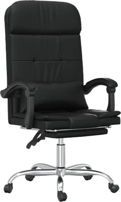 Produktbild von vidaXL Bürostuhl mit Massagefunktion Schwarz Kunstleder
