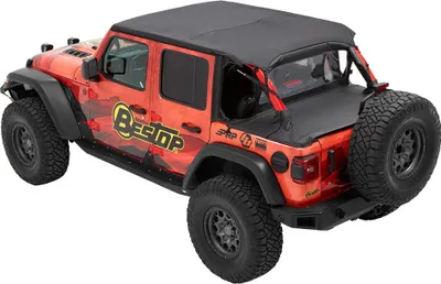 Zdjęcie produktu dla Header Safari Bikinitop 4 Türer Black Diamond Jeep Wrangler JL 18-