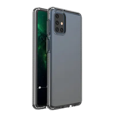 Produktbild von Spring Case Gelhülle Mit Buntem Rahmen Für Samsung Galaxy M31S Schwarz