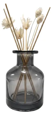 150 ml Diffuserflasche aus Glas für Aromatherapie, Grau