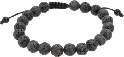 Produktbild von Mala Buddha Armband, Handmala, Perlenarmband 8 mm - Lava, Braun, Lavastein, Armreifen & Armbänder Modeschmuck