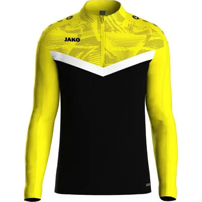 Produktbild von JAKO Uni Ziptop Iconic, Farbe:schwarz/soft yellow, Größe:XXL