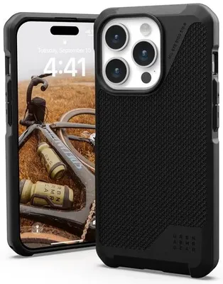 Obrázok produktu pre Urban Armor Gear 114277113940, Ochranný obal, Apple, iPhone 15 Pro, 15,5 cm (6.1"), Čierna
