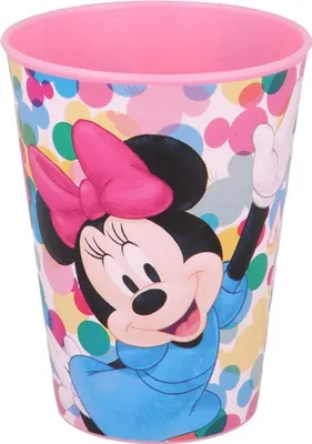 Produktbild von STOR Disney Minnie Mouse Kinder-Plastikbecher, 260 ml, BPA-frei, wiederverwendbar und waschbar, nicht mikrowellengeeignet