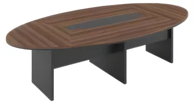 Immagine prodotto di Tavolo da conferenza marrone di design grande tavolo da conferenza riunioni moderno