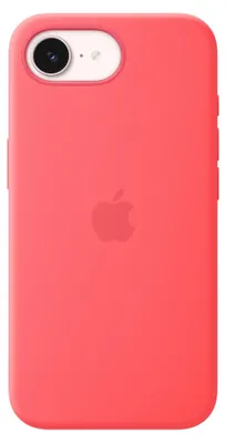 Produktbild von Apple iPhone 17e Silikon Case mit MagSafe − Guavepink, Cover, Apple, iPhone 17e, 15,5 cm (6.1"), Rot