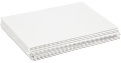 Productafbeelding van Creativ Company schuimkarton A4, wit, 3 mm, 10 stuks, knutselkarton