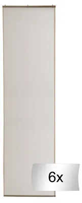 Produktbild von Flächenvorhänge - 60 x 245 cm - Creme - Polyester - 6er Set