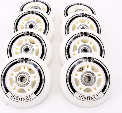 Produktbild von Set für Inliner - 8 Rollen Hyper Instinct 82mm/82A + ABEC7 + 8mm Spacer für z.B. Salomon Rollerblade Skates