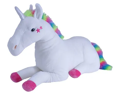 Produktbild von Wild Republic - Kuscheltier - Cuddlekins Jumbo - Einhorn White Stars