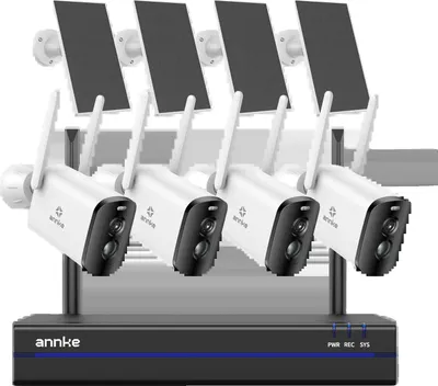 Image de Système de vidéosurveillance, résolution 4MP, vision nocturne, 16 canaux, 4 caméras, sans
