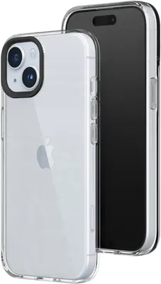 Productafbeelding van RhinoShield Crystal Clear hoesje voor iPhone 15. Bestand tegen vergeling, hoge transparantie, transparant