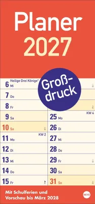 Produktbild von Großdruck Planer 2027