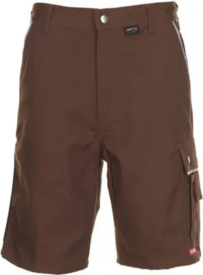 Produktbild von Planam Shorts Canvas 320 Gr. S braun/schwarz