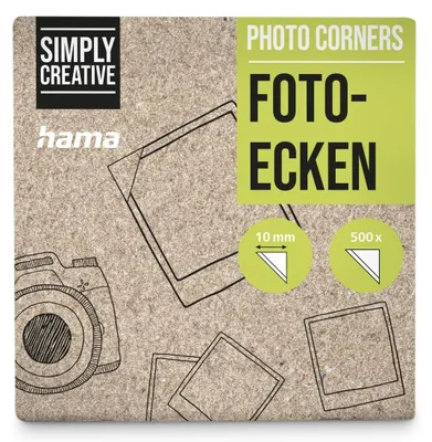 Produktbild von Hama Fotoecken Action 1000, 40 g, 95 mm, 153 mm, 20 mm, Transparent
