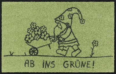 Produktbild von Salonloewe AB INS GRÜNE Fußmatte Wohnmatte 50 x 75 cm