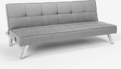 Produktbild von Schlafsofa aus Stoff mit USB-Anschluss und Metallbeinen Design Astralis - Hellgrau