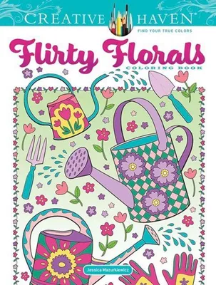 Produktbild von Creative Haven Flirty Florals Coloring Book