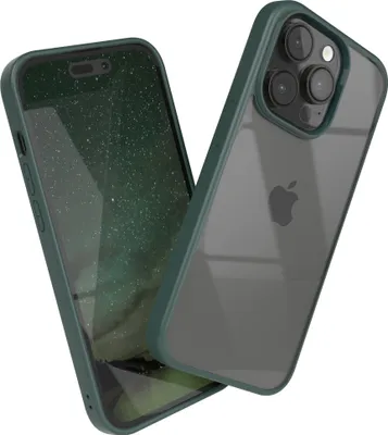 A smartphone case is shown from two angles, one showing the front and the other showing the back.