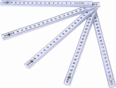 Zdjęcie produktu dla 2M Suwmiarka dziesięcioczęściowa Składana linijka 6,6 stopy Wszechstronna linijka stolarska do odczytu wewnątrz Lekkie i kompaktowe narzędzie pomiarowe