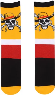 Immagine prodotto di One Piece - Calzini per uomo/donna unisex HE3356 (L-XL) (Giallo/Nero/Bianco/Rosso)