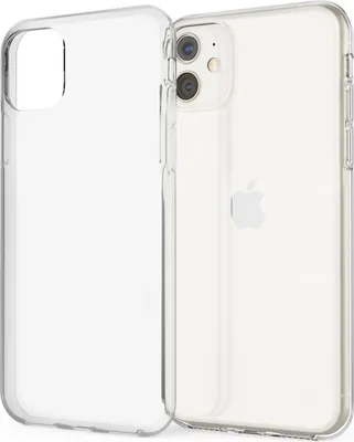 Produktbild von NALIA Handy Hülle für iPhone 11, Silikon Schutz Case Cover Tasche Bumper Etui Transparent